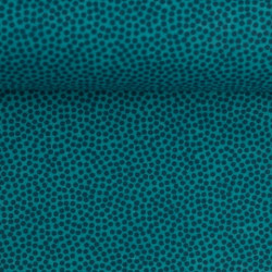 Baumwolle - Dotty petrol